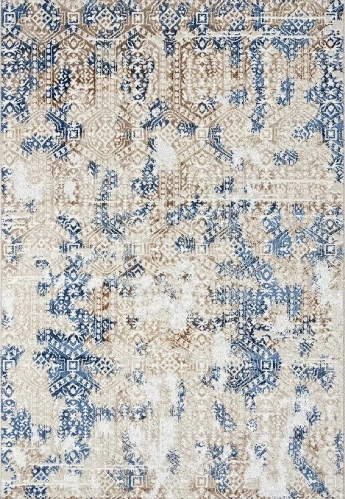 Ковер MERINOS ANTEP O1699 630 CREAM / BLUE 1.6x3м