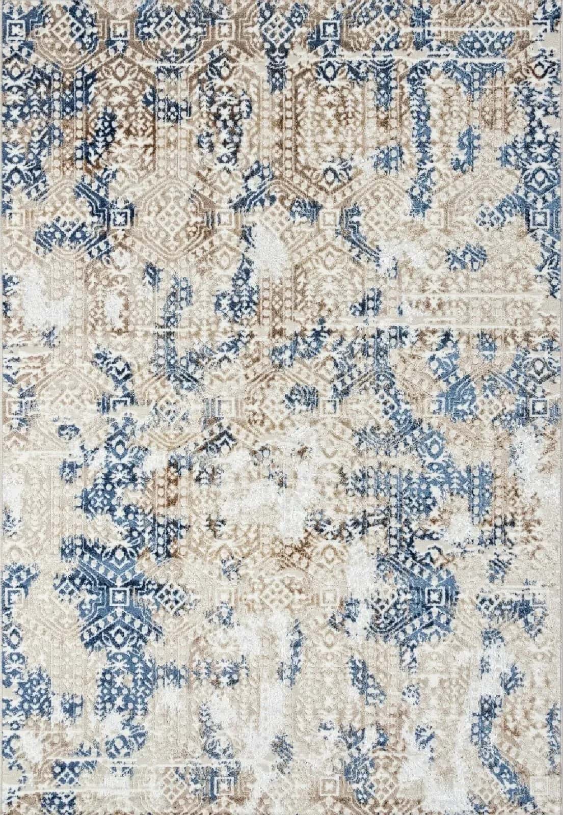 Ковер MERINOS ANTEP O1699 630 CREAM / BLUE 2x5м