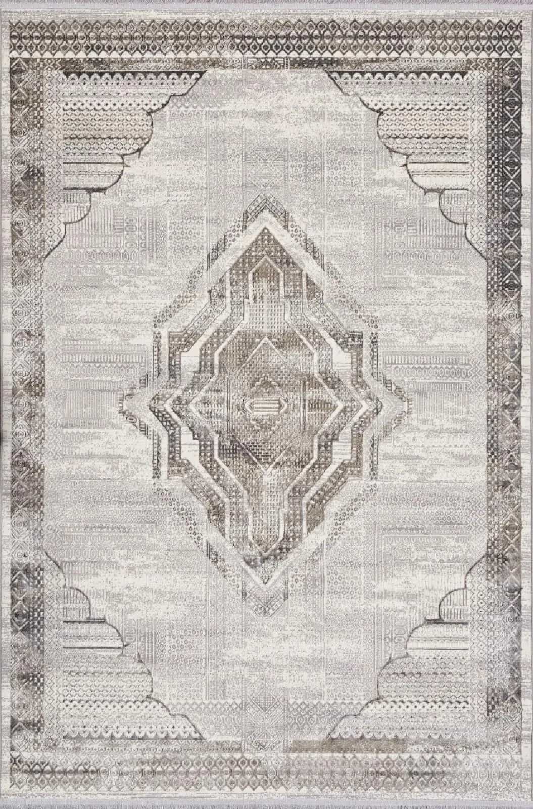 Ковер Ковер Классический ALPIN ASADU 07541A CREAM HB / GREY FDY 2.4x3.4м