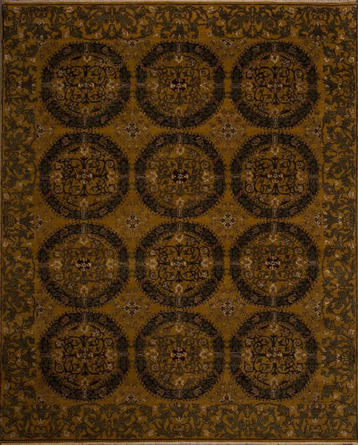 Индийский ковер ручной Агра 2.49x3.13м