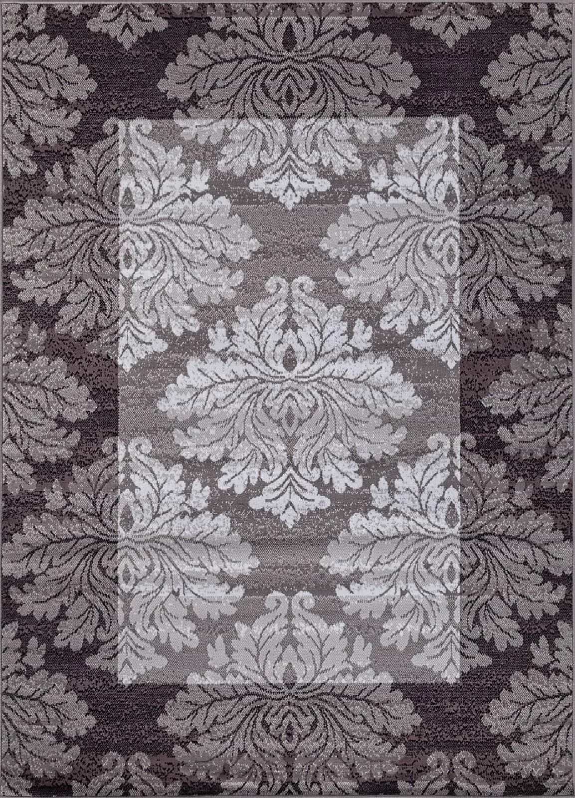 Ковер MERINOS SILVER d213 GRAY-PURPLE 1.5x3м