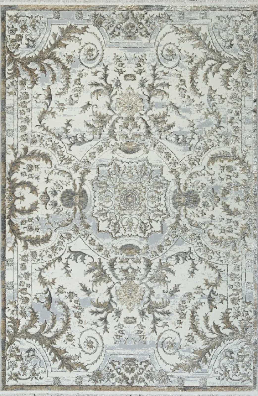 Ковер ALPIN SAHARA 00765A GREY FDY / CREAM HB 0.8x1.5м