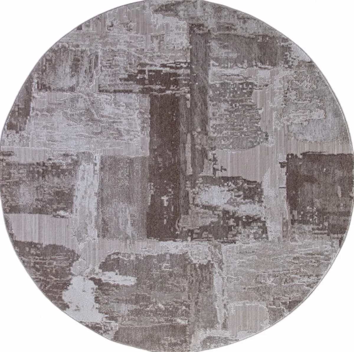 Ковер KARMEN HALI ARMINA 03710A BROWN / BROWN Круг Круг 3x3м