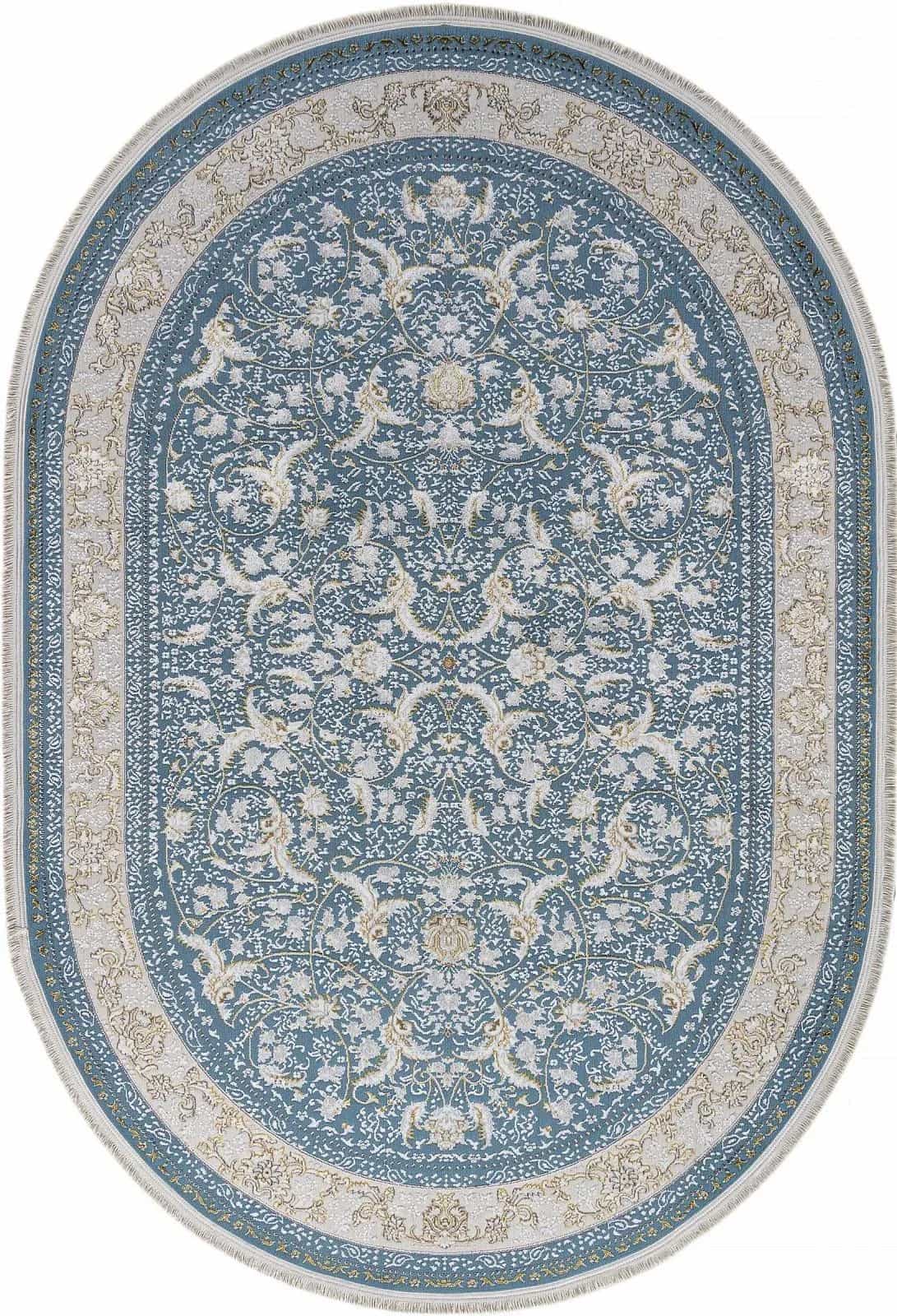 Ковер Ковер Классический ARDA ZARINA M101B BLUE / BLUE Овал 2x2.9м