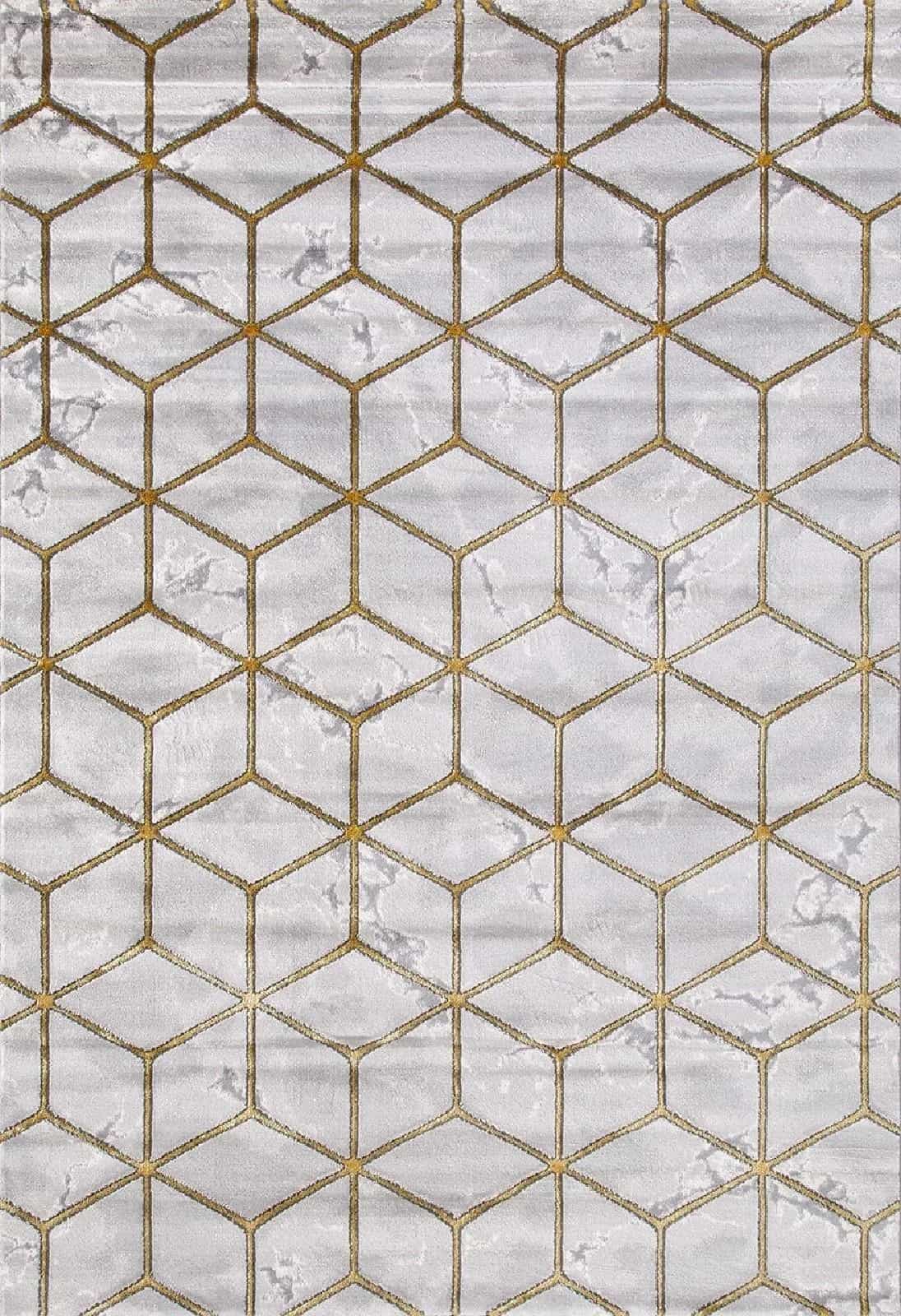Ковер KARMEN HALI OMEGA 04426E GOLD / GOLD 2x2.9м