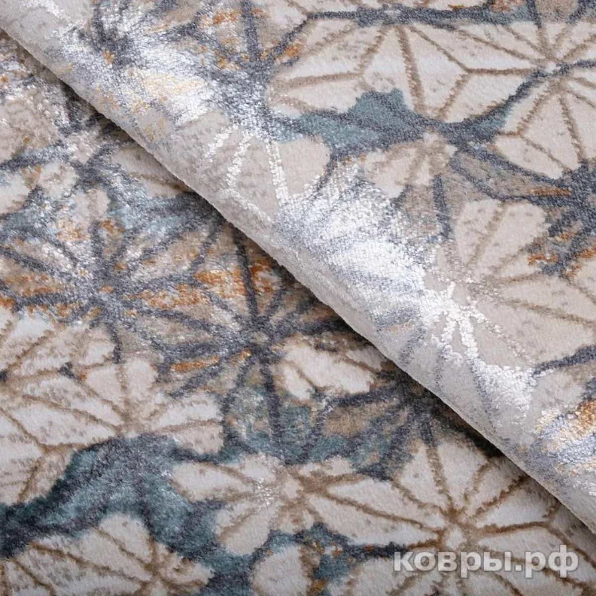 Ковер Ковер Karmen hali Ascona 4593A ACIK MAVI FLOS / ACIK MAVI FLOS круг 1.6x1.6м