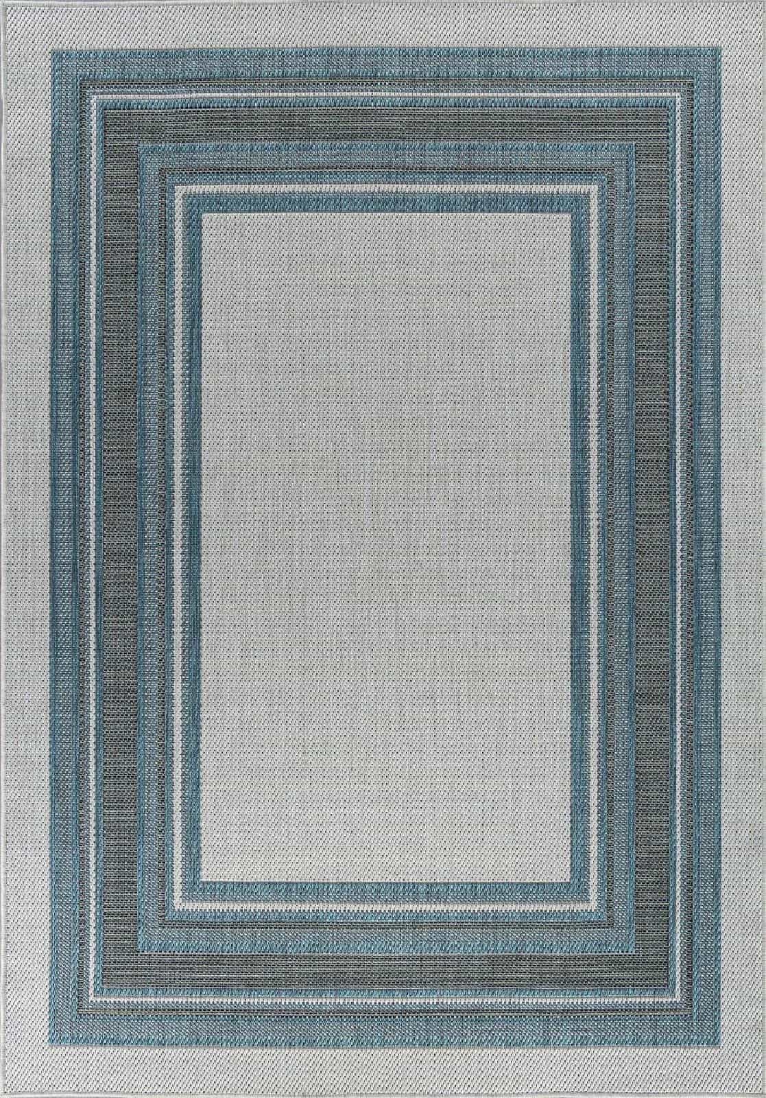 Ковер Ковер Современный MERINOS KAIR S123 BLUE 2.4x3.4м