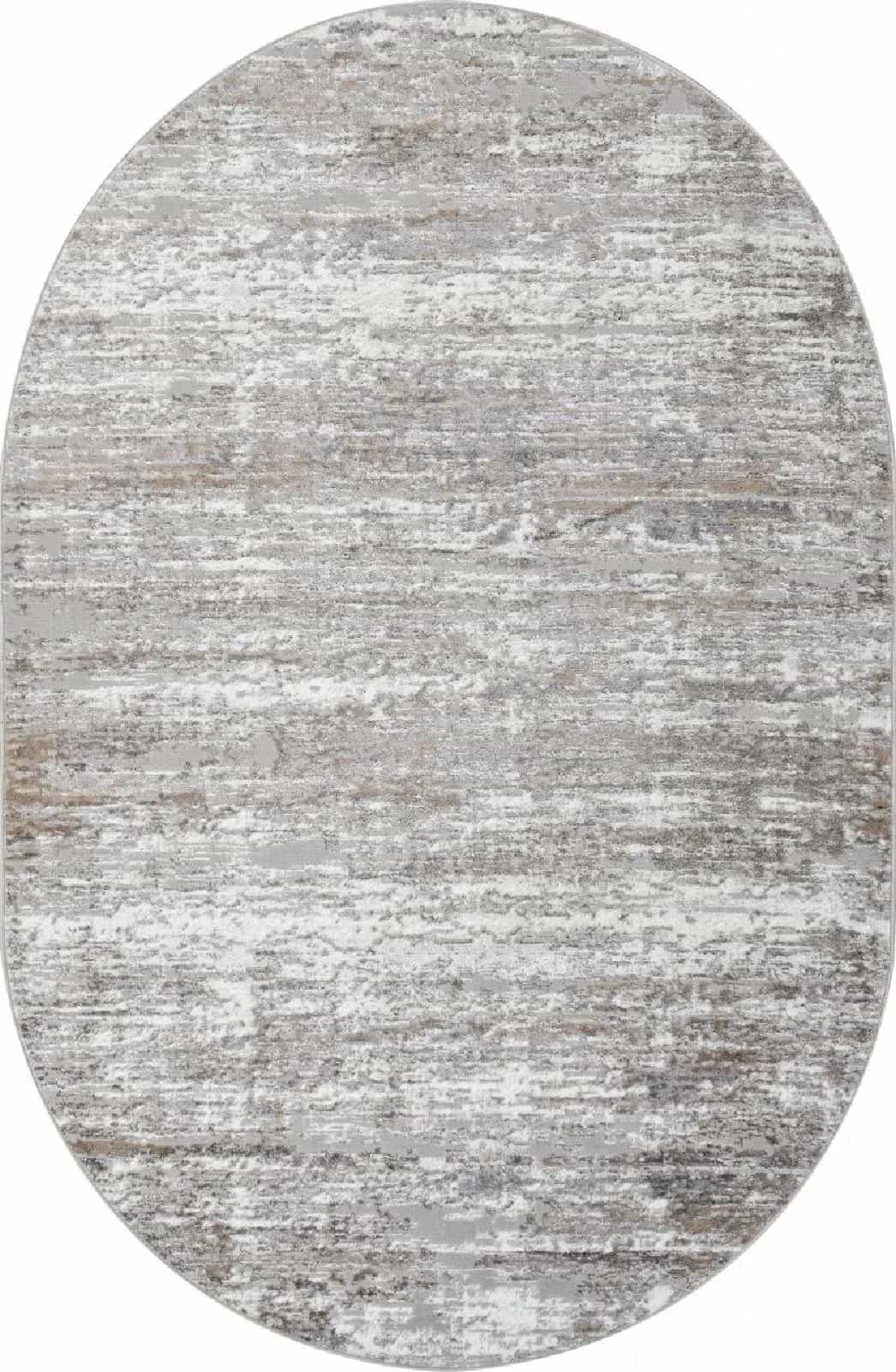 Ковер Ковер Современный ALPIN PARADIZE 00741A GREY / GREY Овал Овал 2x2.9м