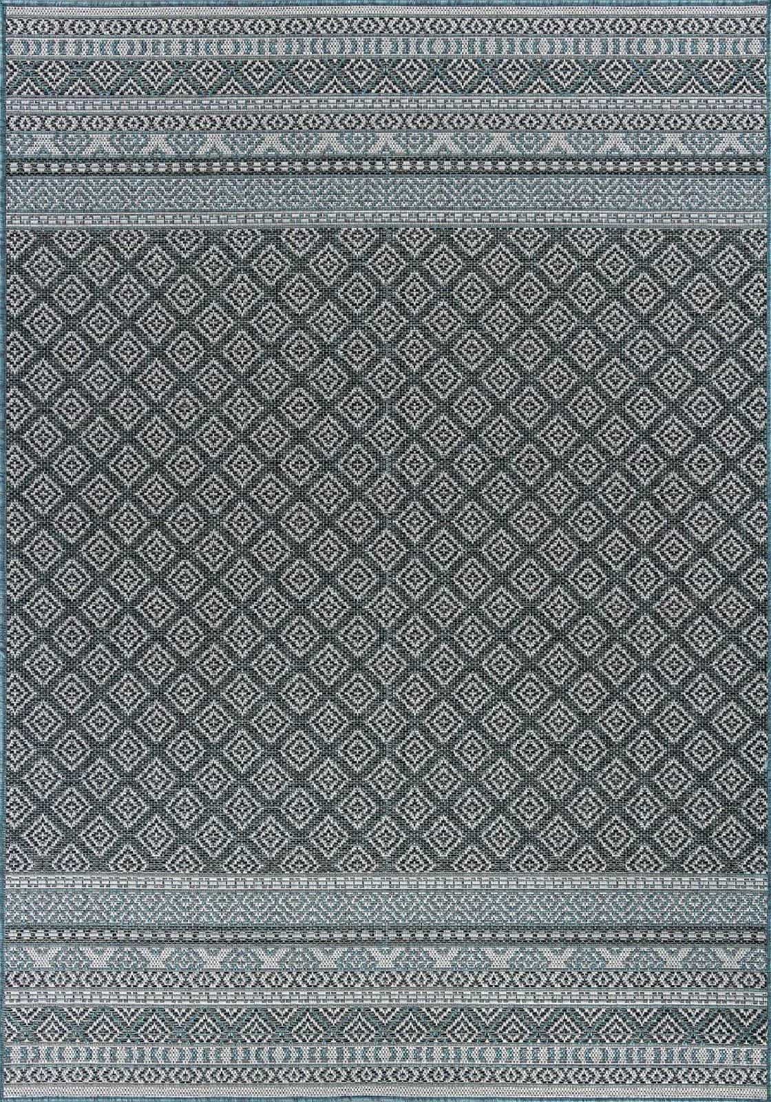 Ковер Ковер Современный MERINOS KAIR S154 BLUE 1.6x3м