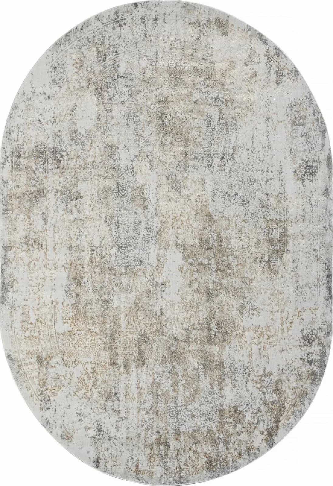 Ковер Ковер Современный ARTEMIS SAFARI 02475H DK.BEIGE / GREY Овал 1.6x2.3м