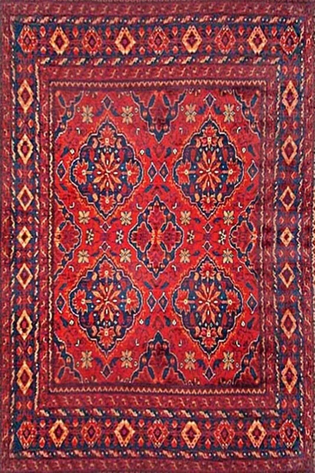 Афганский ковер ручной работы Хамамади 0.98x1.49м