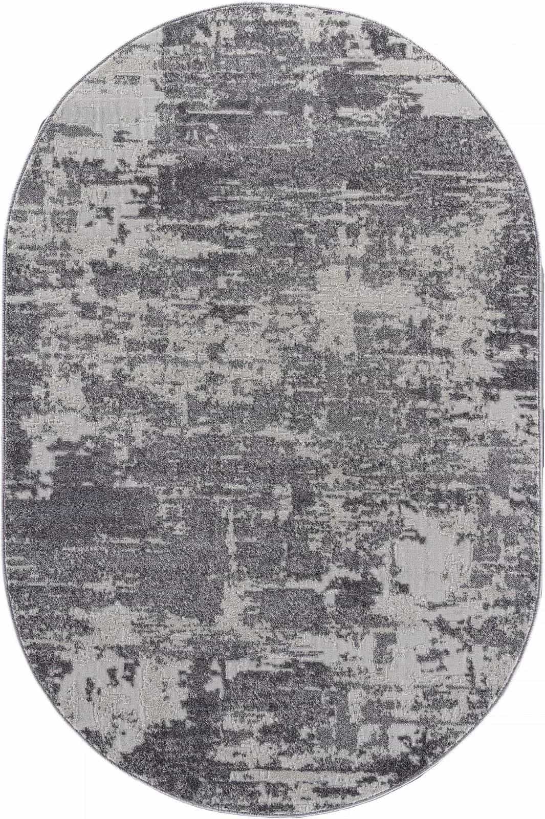 Ковер Ковер Современный MERINOS NATUREL F231 GRAY Овал 1x2м