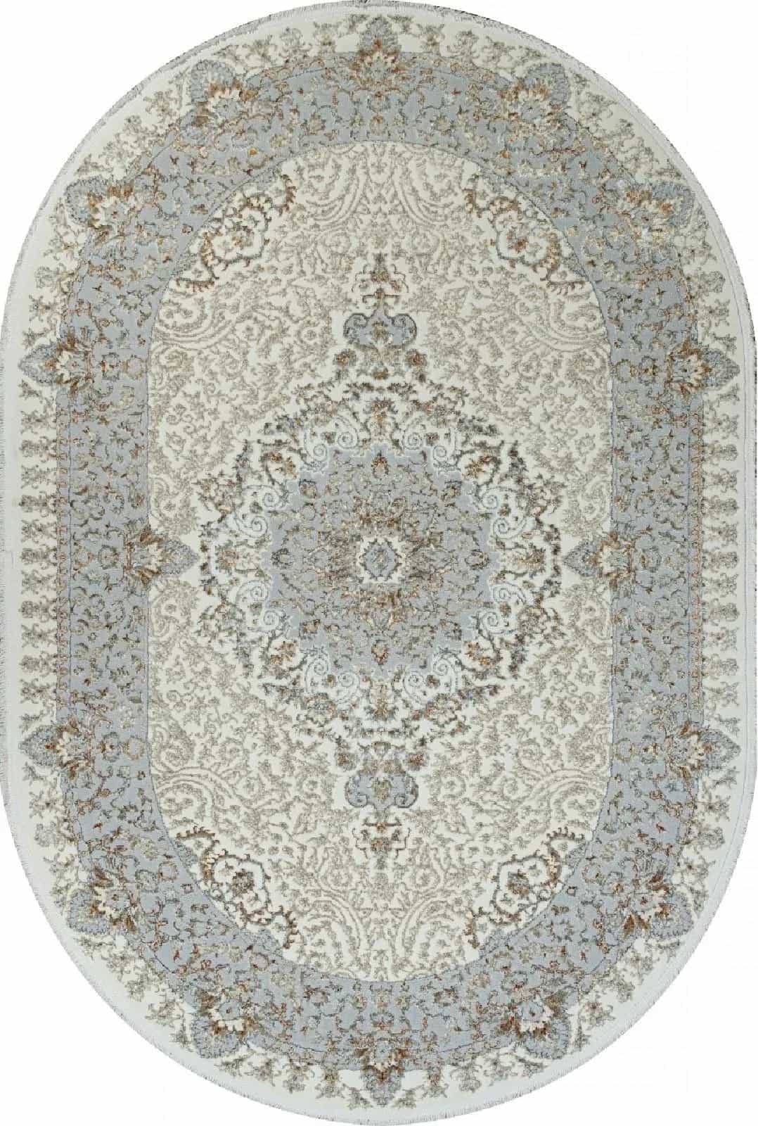 Ковер ALPIN SAHARA 06066A CREAM FDY / CREAM HB Овал Овал 2x2.9м