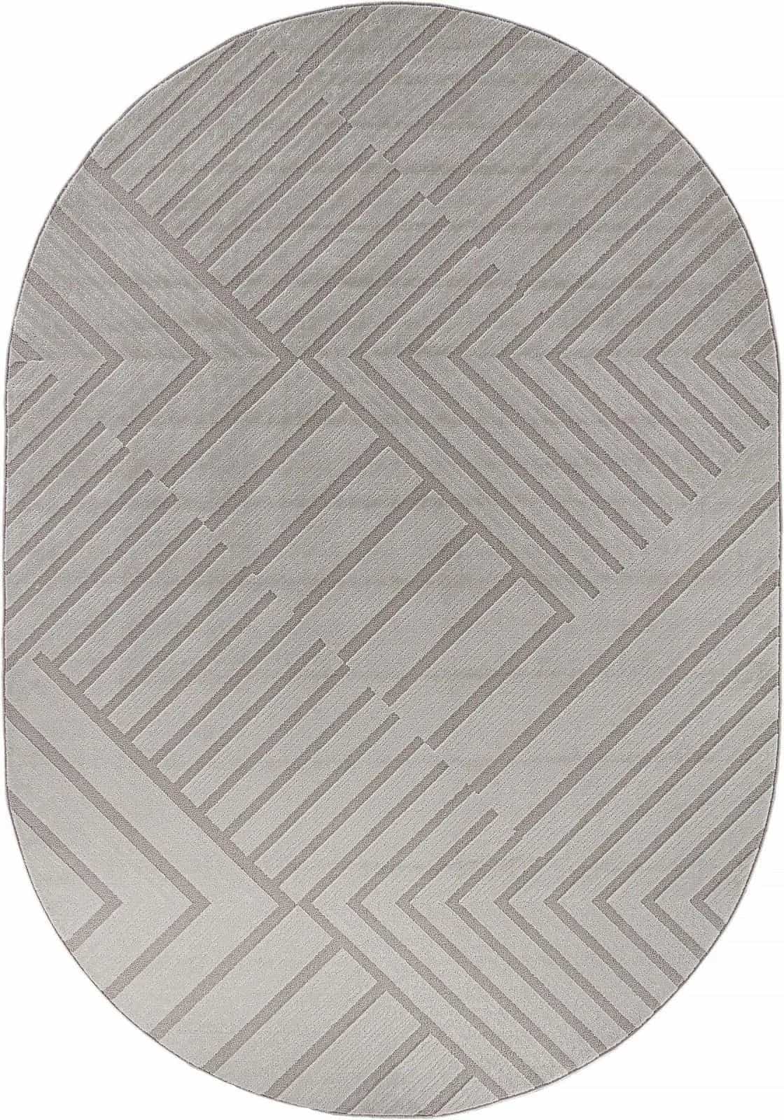 Ковер Ковер MERINOS DIOS F438 LIGHT CREAM Овал 2x2.9м