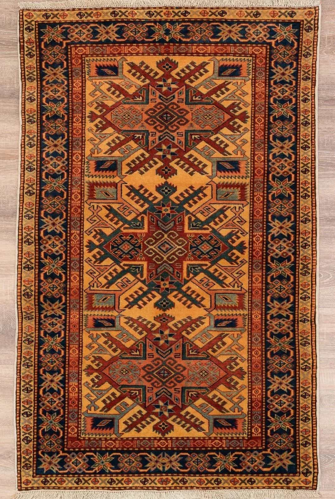 Пакистанский ковер ручной работы Ширван 0.95x1.53м