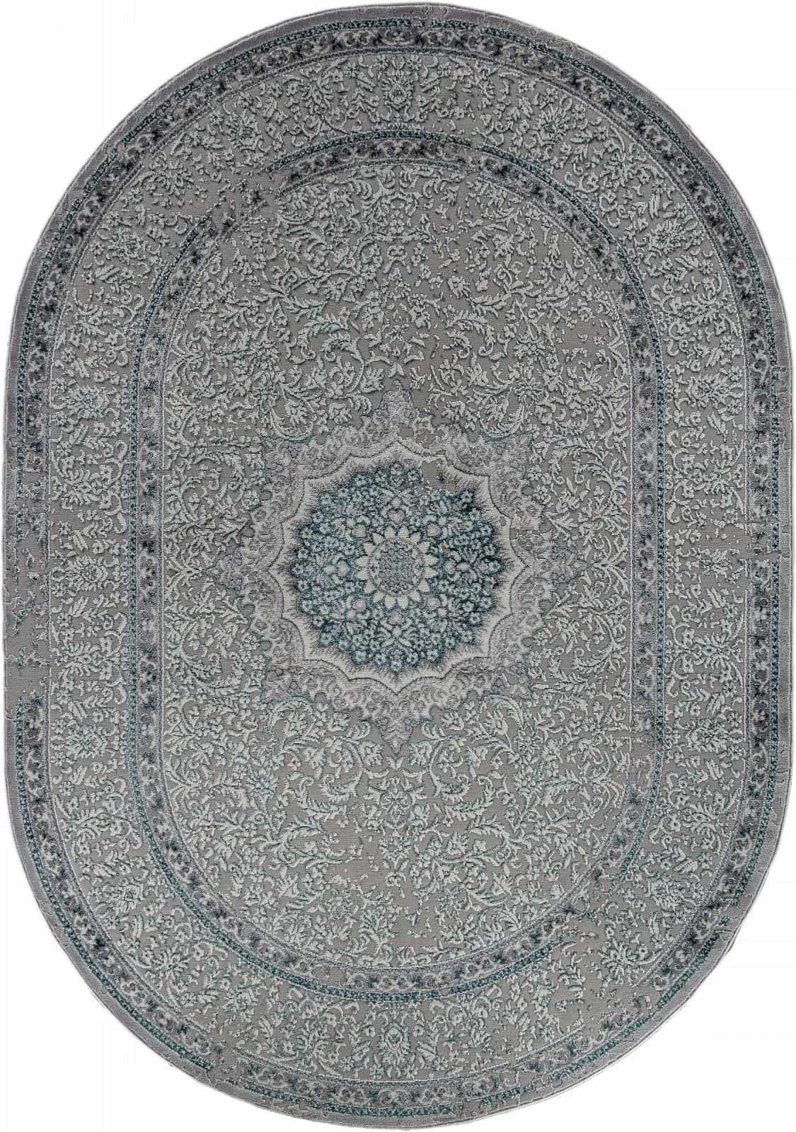 Ковер Ковер MERINOS PALERMO F294 GRAY Овал 2x4м