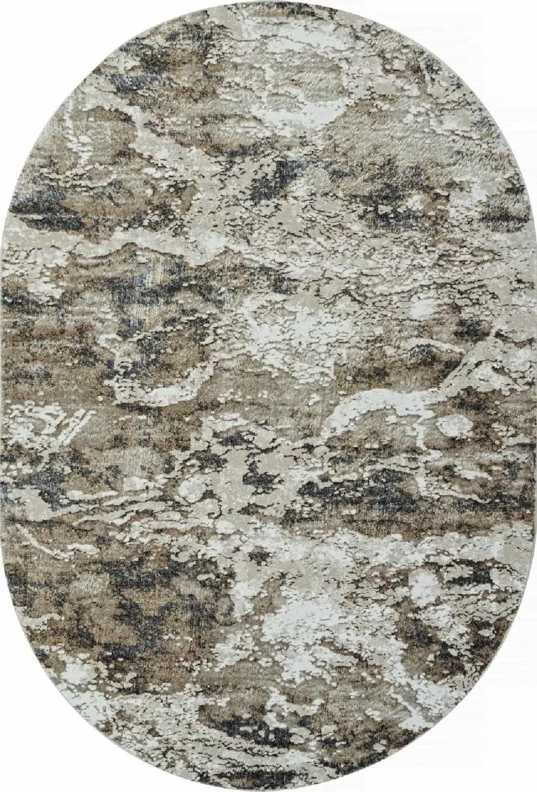 Ковер ARTEMIS SAFARI 02463A BEIGE / BEIGE Овал Овал 2.4x3.4м