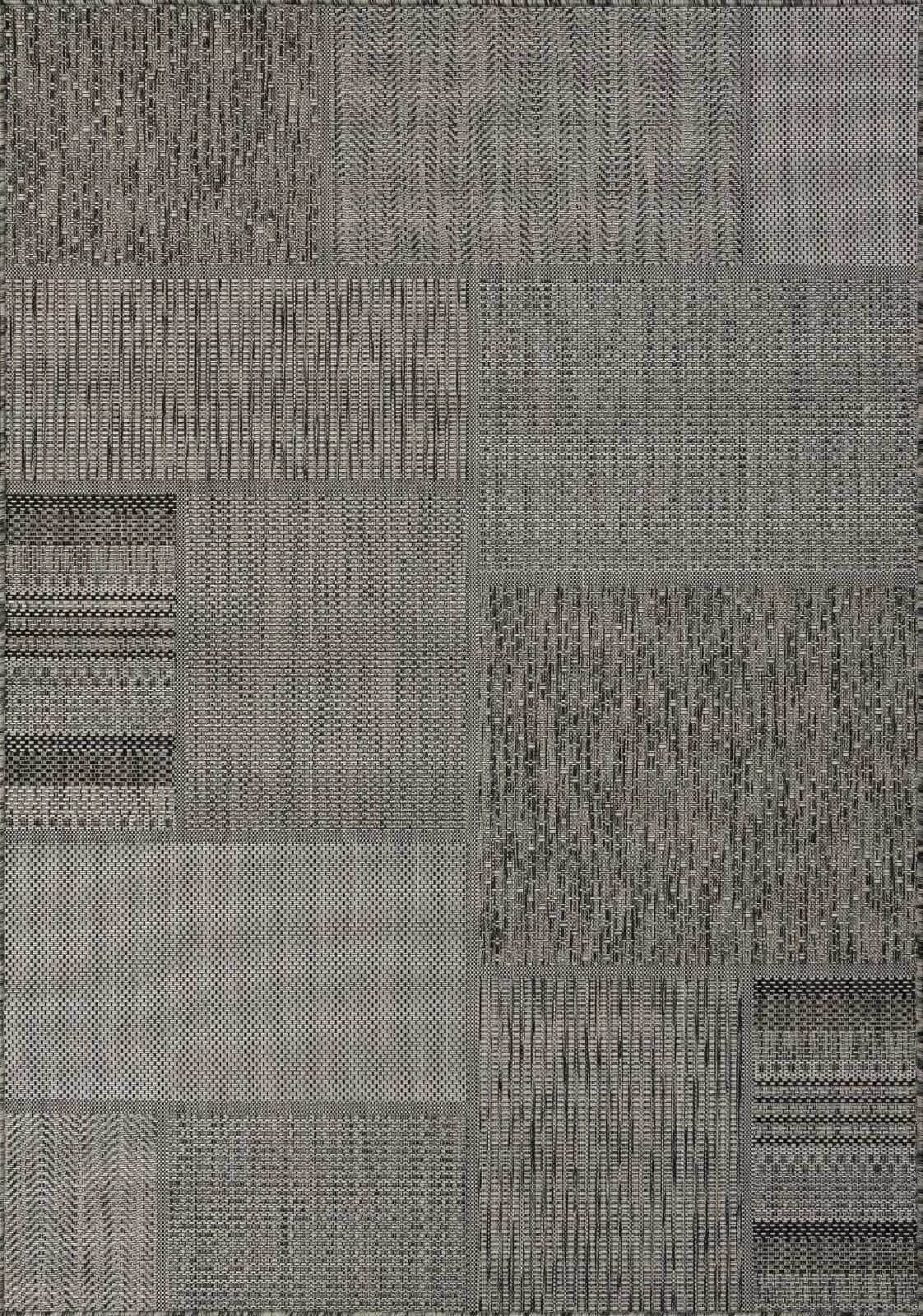 Ковер Ковер Современный MERINOS KAIR S139 BLACK-GRAY 1.6x2.3м