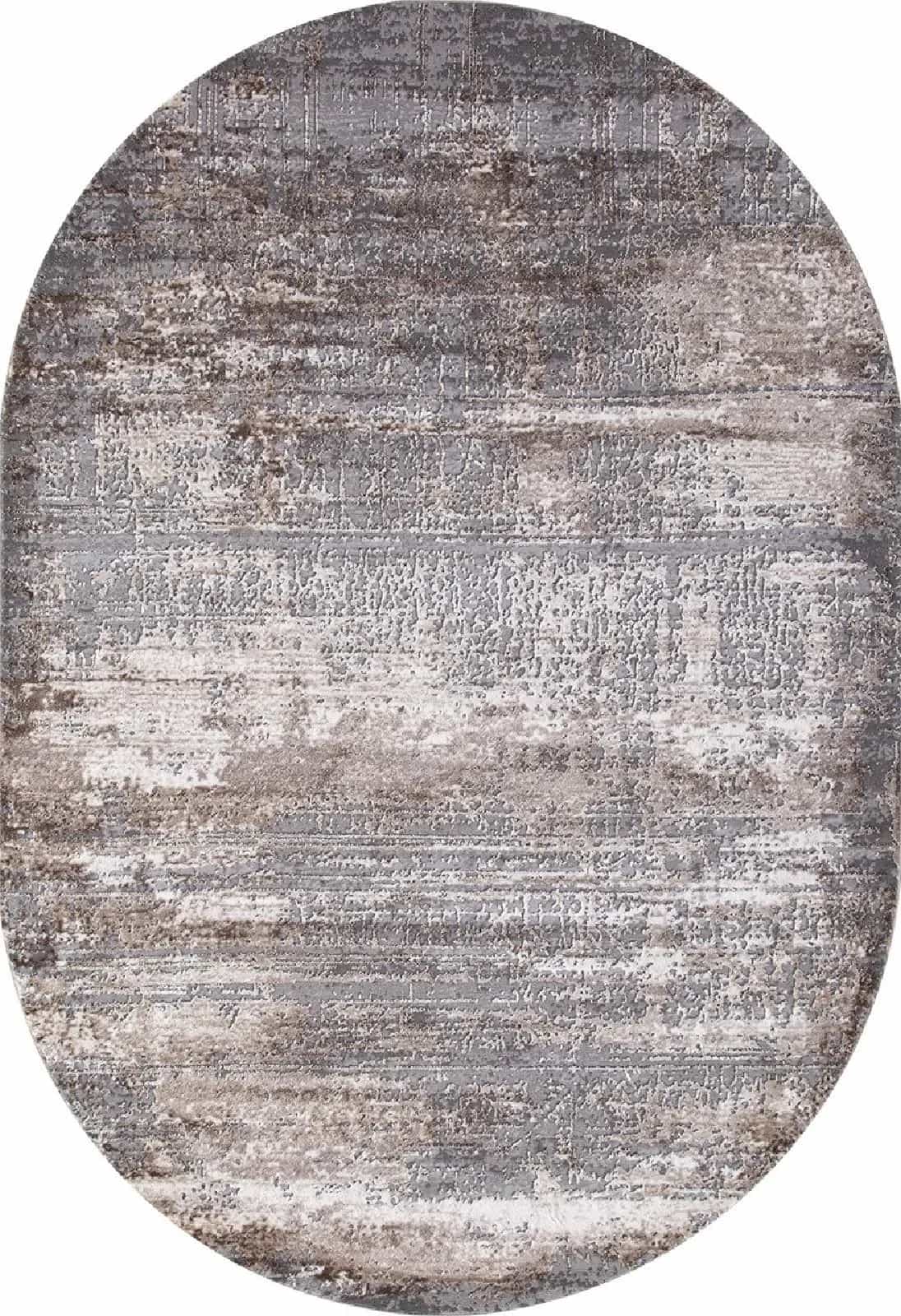 Ковер KARMEN HALI ARMINA 04050C GREY / BROWN Овал Овал 2x2.9м