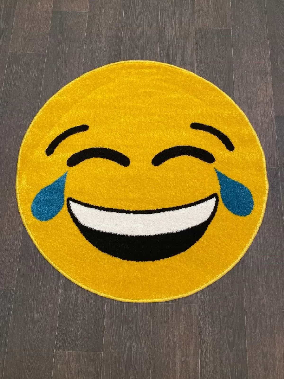 Ковер MERINOS SMILE NC12 YELLOW Круг Круг 1x1м