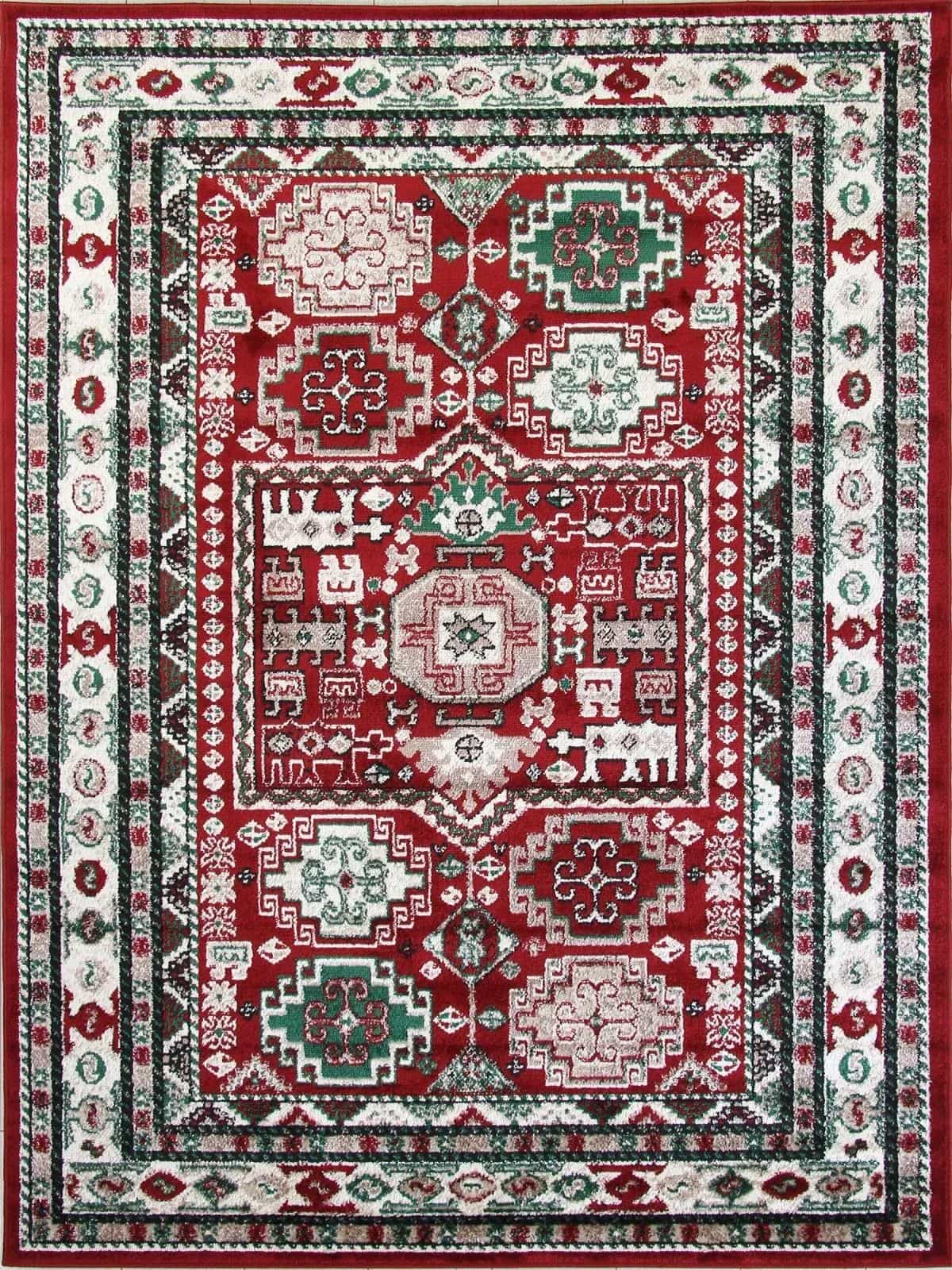 Ковер Ковер Классический MERINOS DARGA F667 RED-CREAM 2.5x3.5м