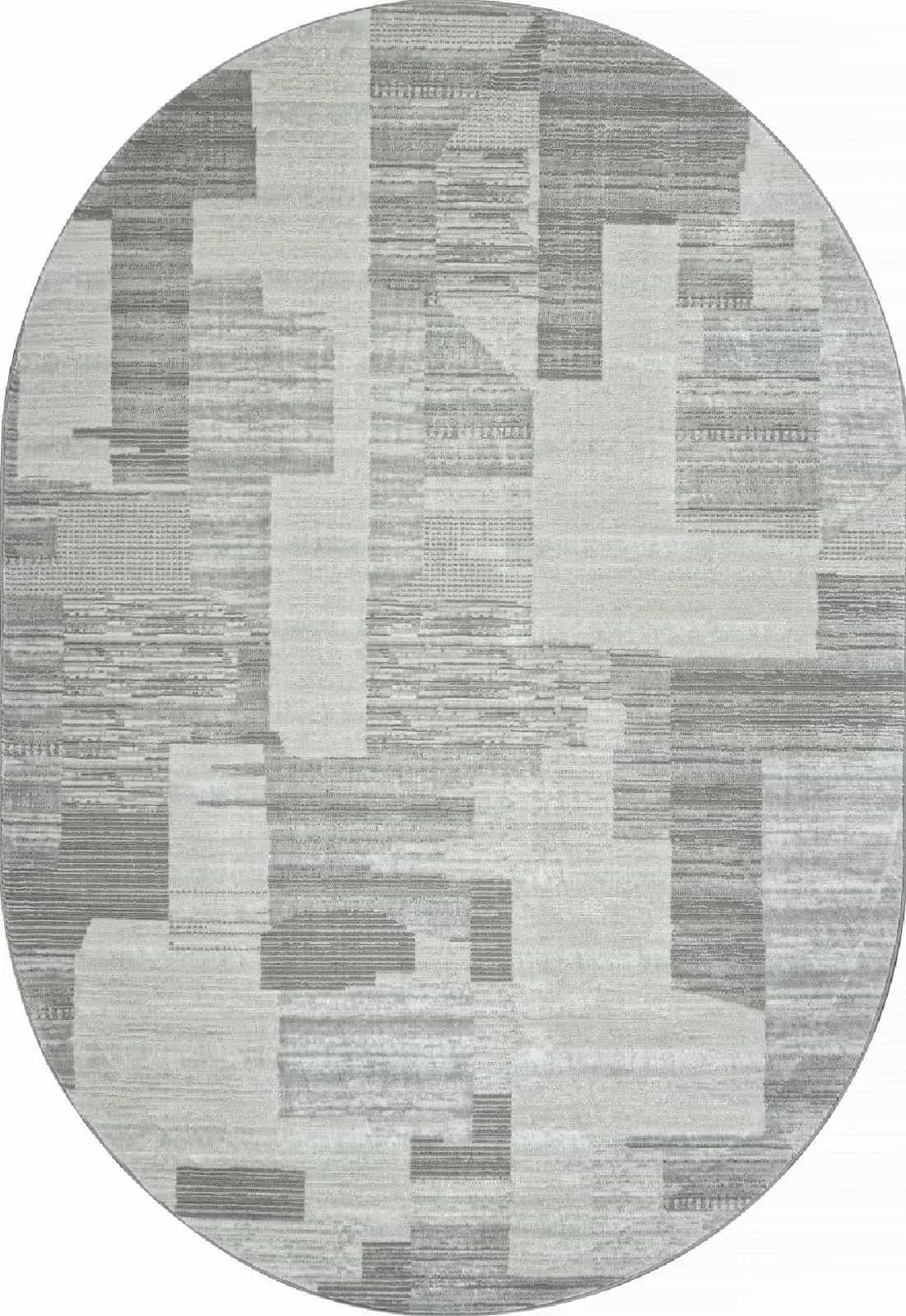 Ковер MERINOS SIRIUS F190 CREAM-GRAY Овал Овал 3x4м