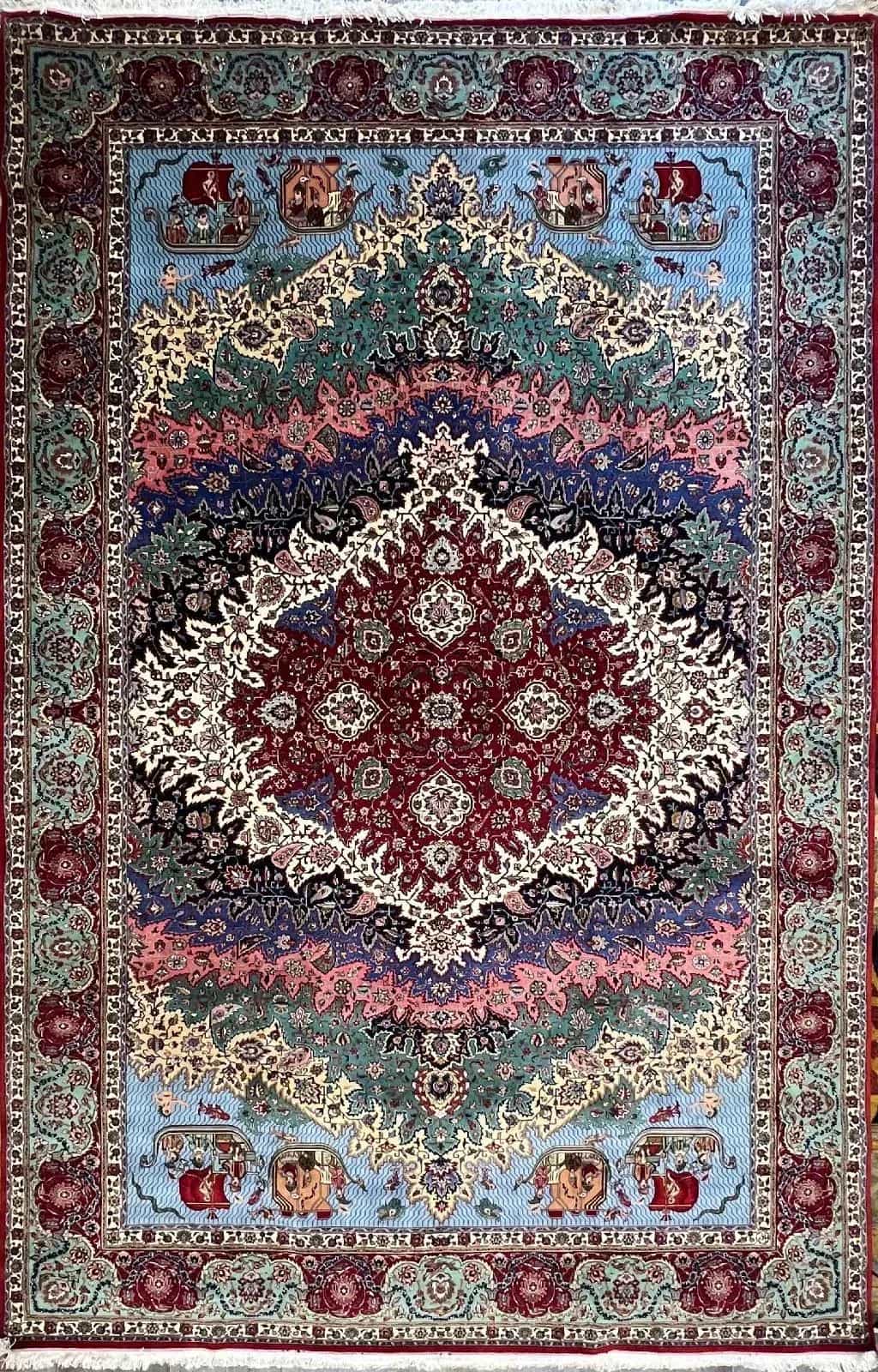 Шерстяной Иранский ковер ручной работы 2.98x4.74м