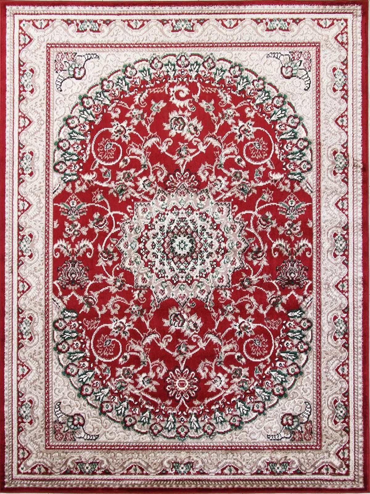 Ковер Ковер Классический MERINOS DARGA F672 RED-CREAM 2.5x3.5м