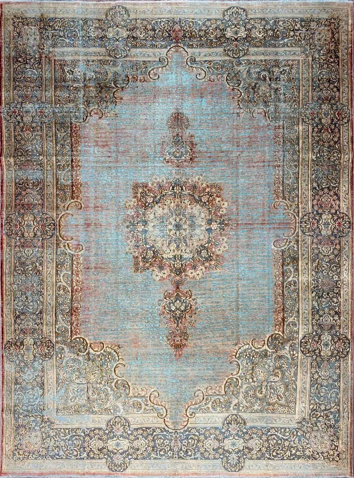 Шерстяной Иранский ковер ручной работы 2.98x4.12м