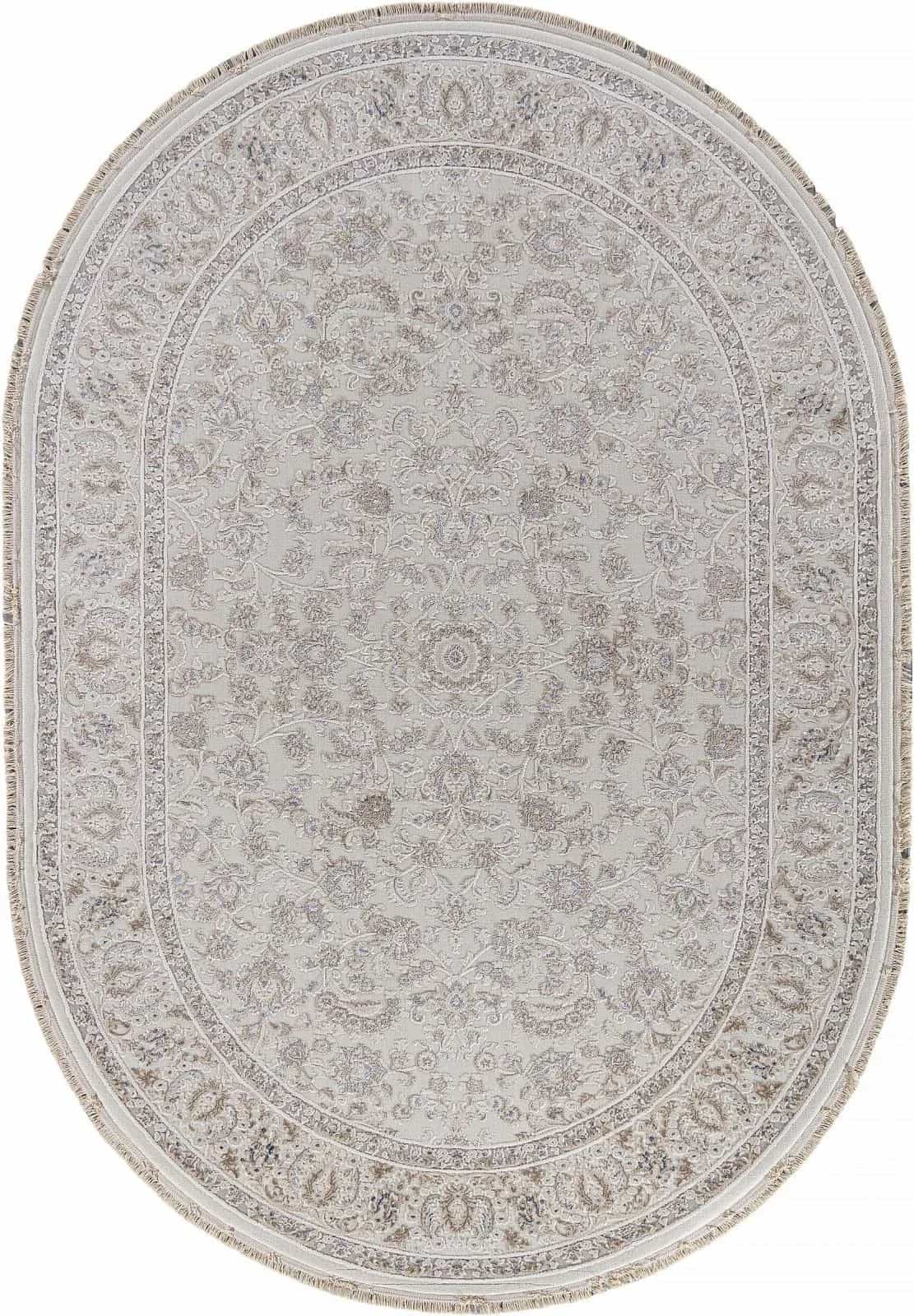 Ковер Ковер Классический DURKAR Jasmine 35826Z CREAM / BEIGE Овал Овал 1x2м