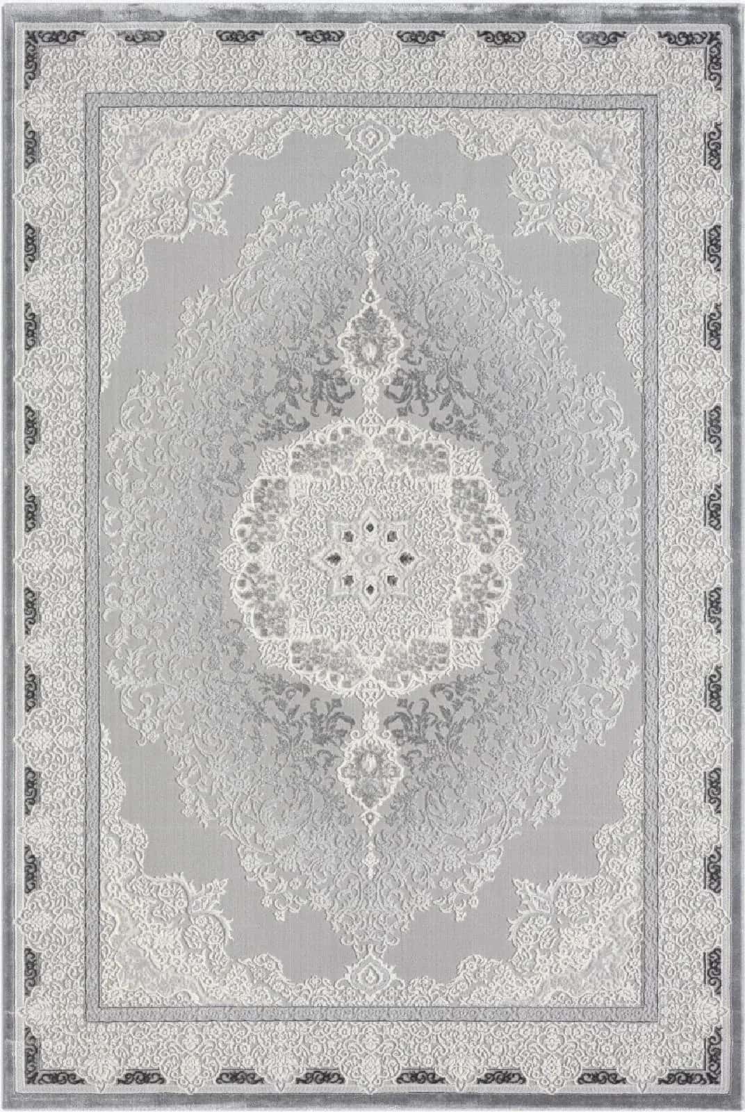 Ковер KARMEN HALI NENSI GL038G GREY / GREY 2x5м