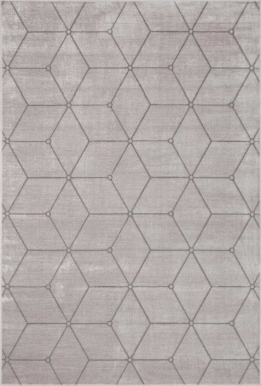 Ковер RAGOLLE Euphoria 13100 SILVER 0.7x1.4м