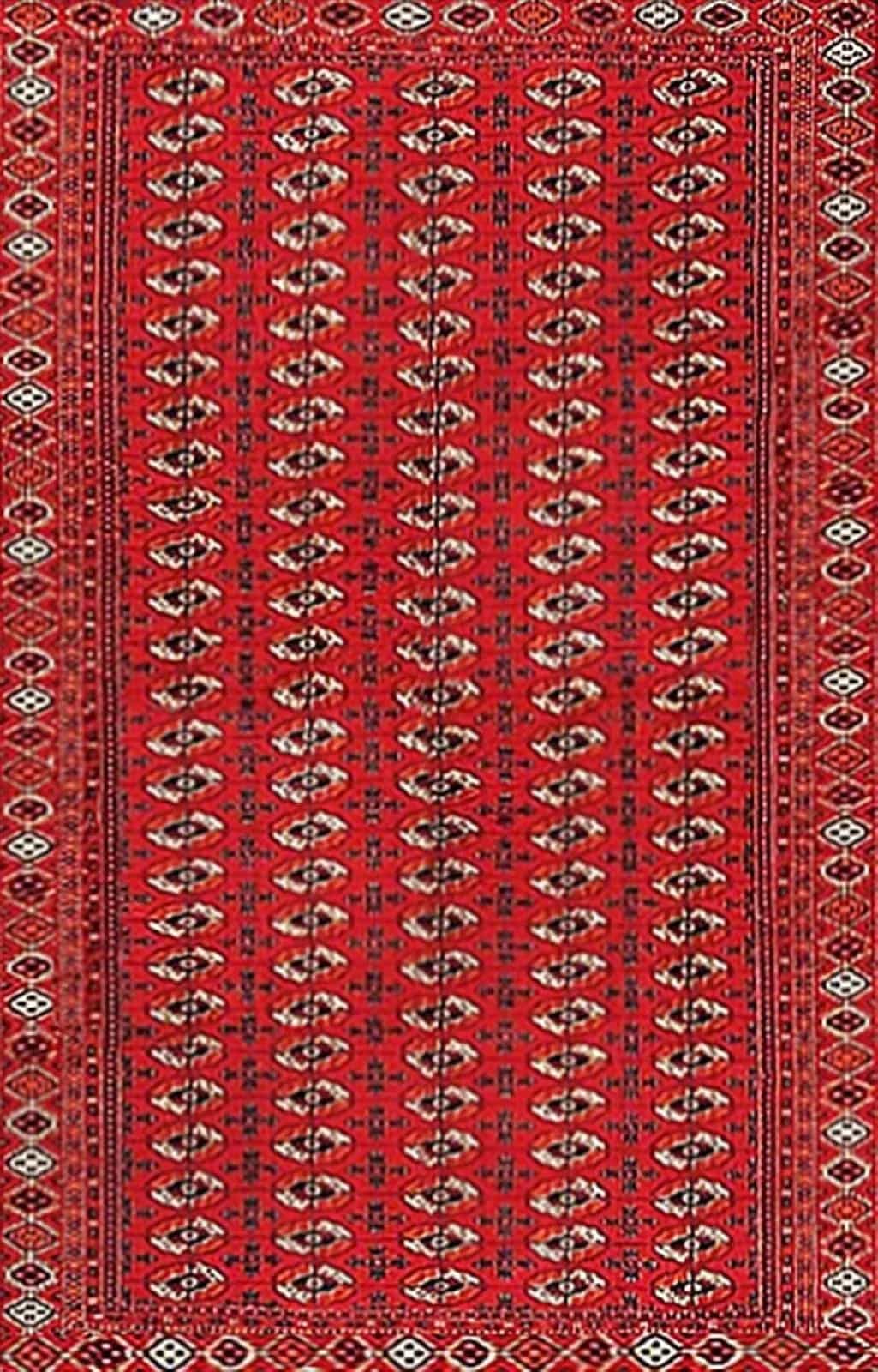 Туркменский ковер ручной работы Теке 2.49x3.51м