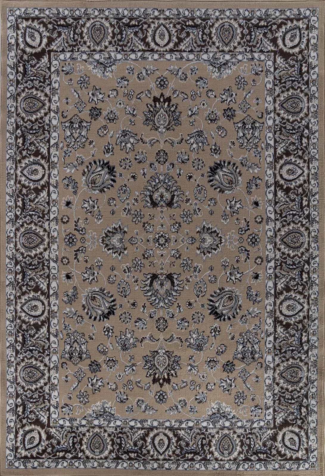 Ковер Ковер Классический AIDIN CARPET PRAGA 06030A BEIGE / BEIGE 0.8x1.5м