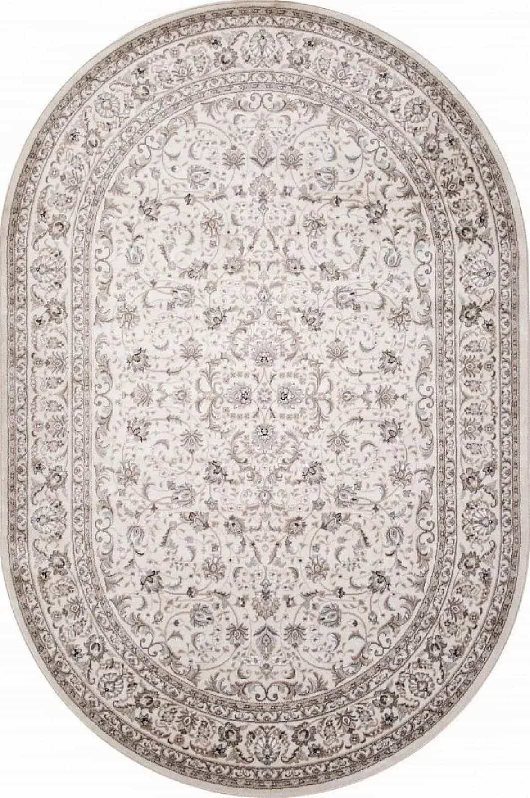 Ковер MERINOS VALENCIA DELUXE F014 CREAM Овал Овал 2.5x3.5м