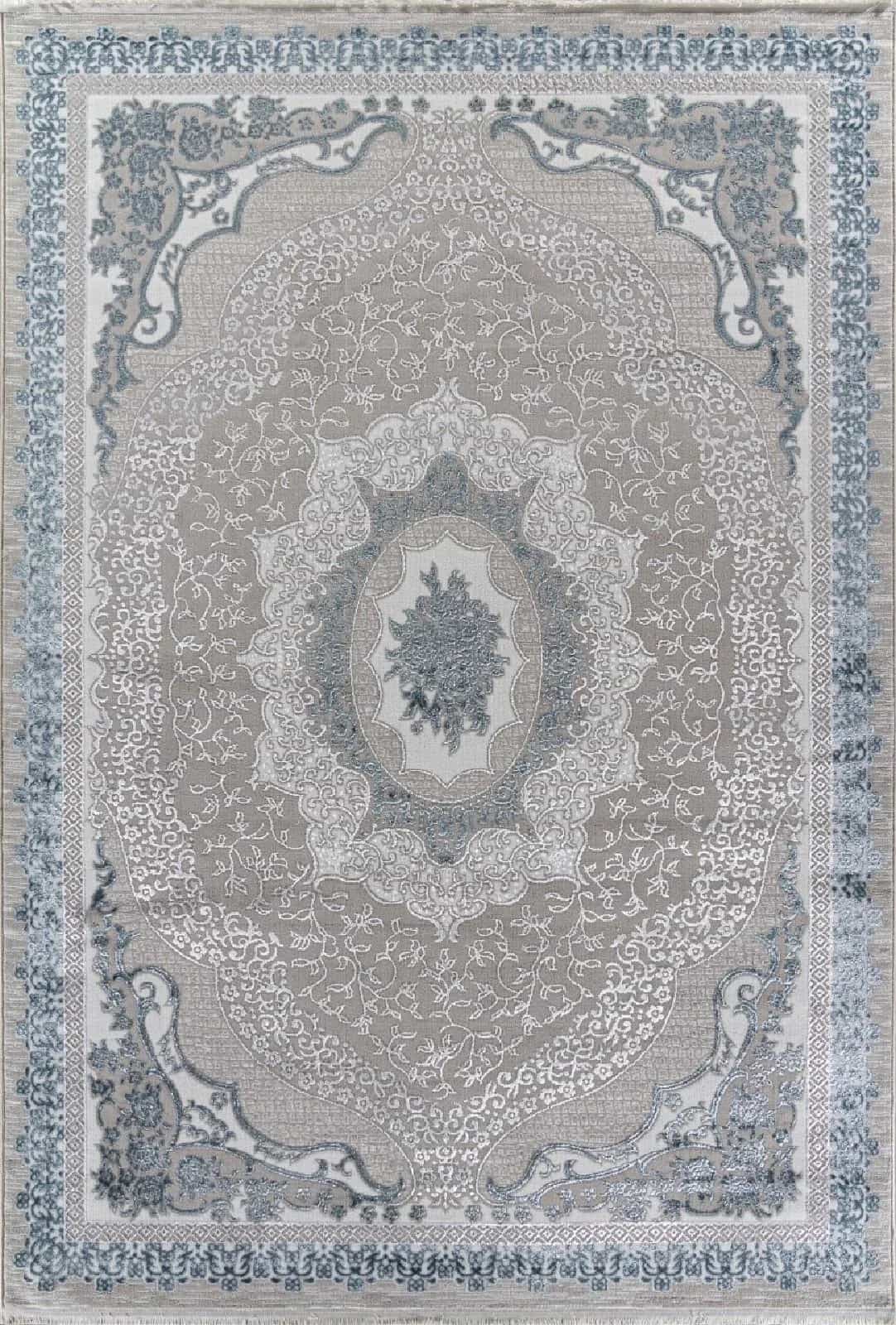Ковер Ковер Классический ARDA EFSAN Q010A CREAM SHRINK / BLUE FDY 0.8x1.5м