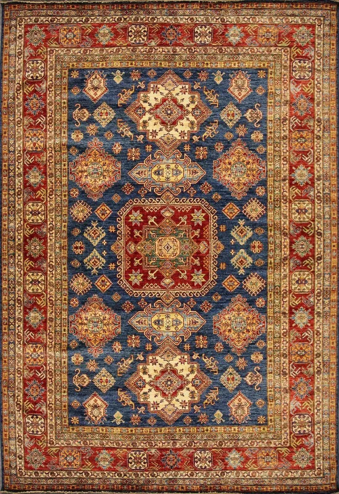 Шерстяной Афганский ковер ручной работы 2.46x3.22м