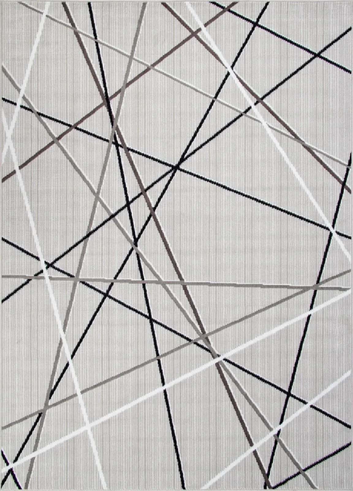 Ковер Ковер Современный MERINOS SILVER F395 GRAY 1.8x3.5м