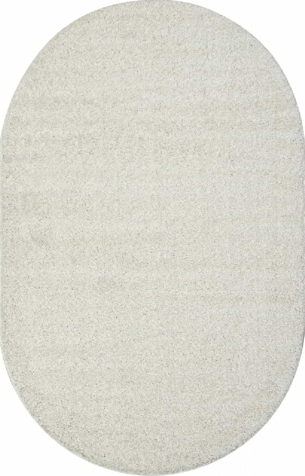 Ковер Ковер Однотонный MERINOS MAKAO s600 CREAM Овал Овал 1.5x3м