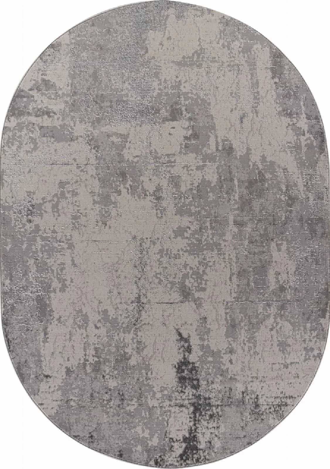 Ковер Ковер Современный MERINOS LIMAN F169 CREAM-GRAY Овал Овал 2x4м