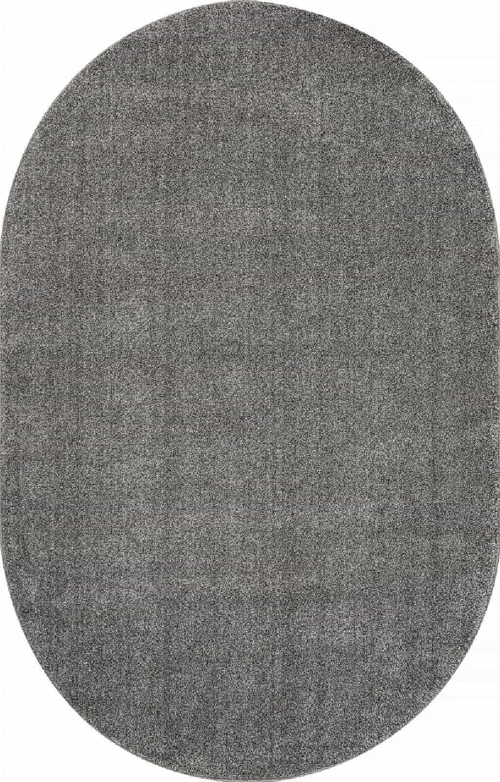 Ковер MERINOS SOFIA t600 GRAY Овал Овал 1.5x2.3м