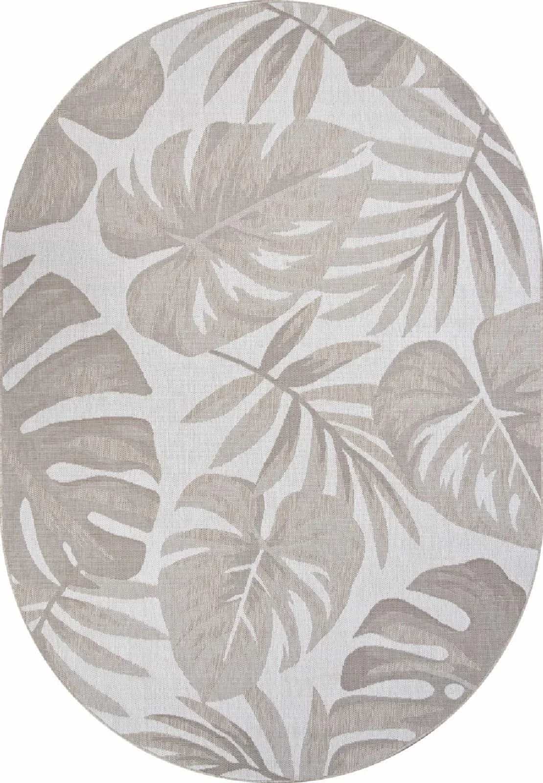 Ковер Ковер Современный MERINOS KAIR S126 BEIGE Овал 2x2.9м