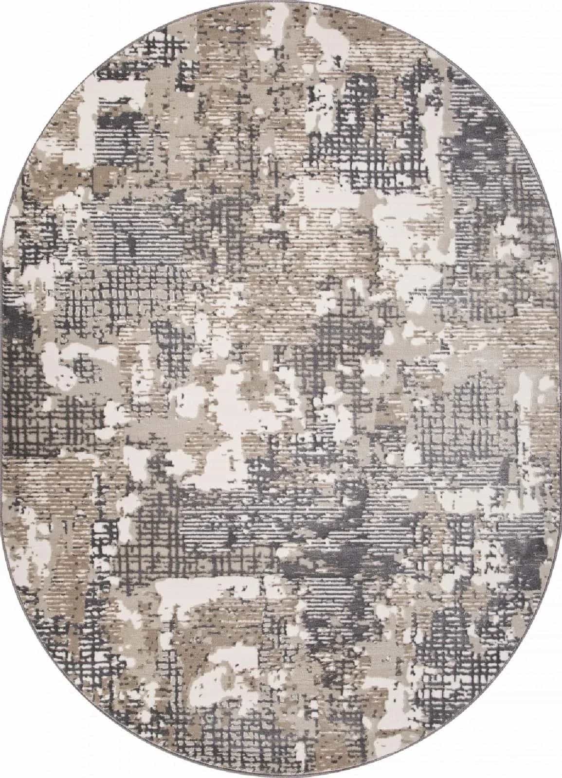 Ковер MERINOS ATLANTIS D737 CREAM Овал Овал 1.6x2.2м