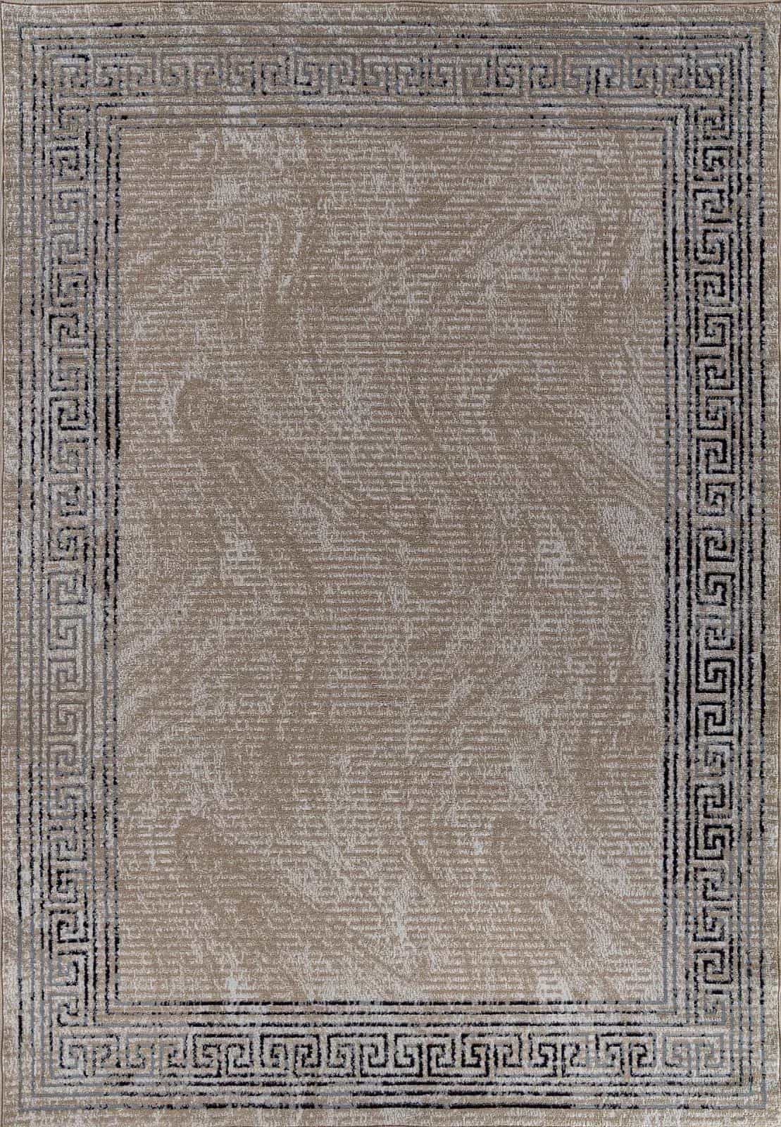 Ковер Ковер Современный AIDIN CARPET PRAGA 06022A TOZ GRI / LACIVERT 0.8x1.5м