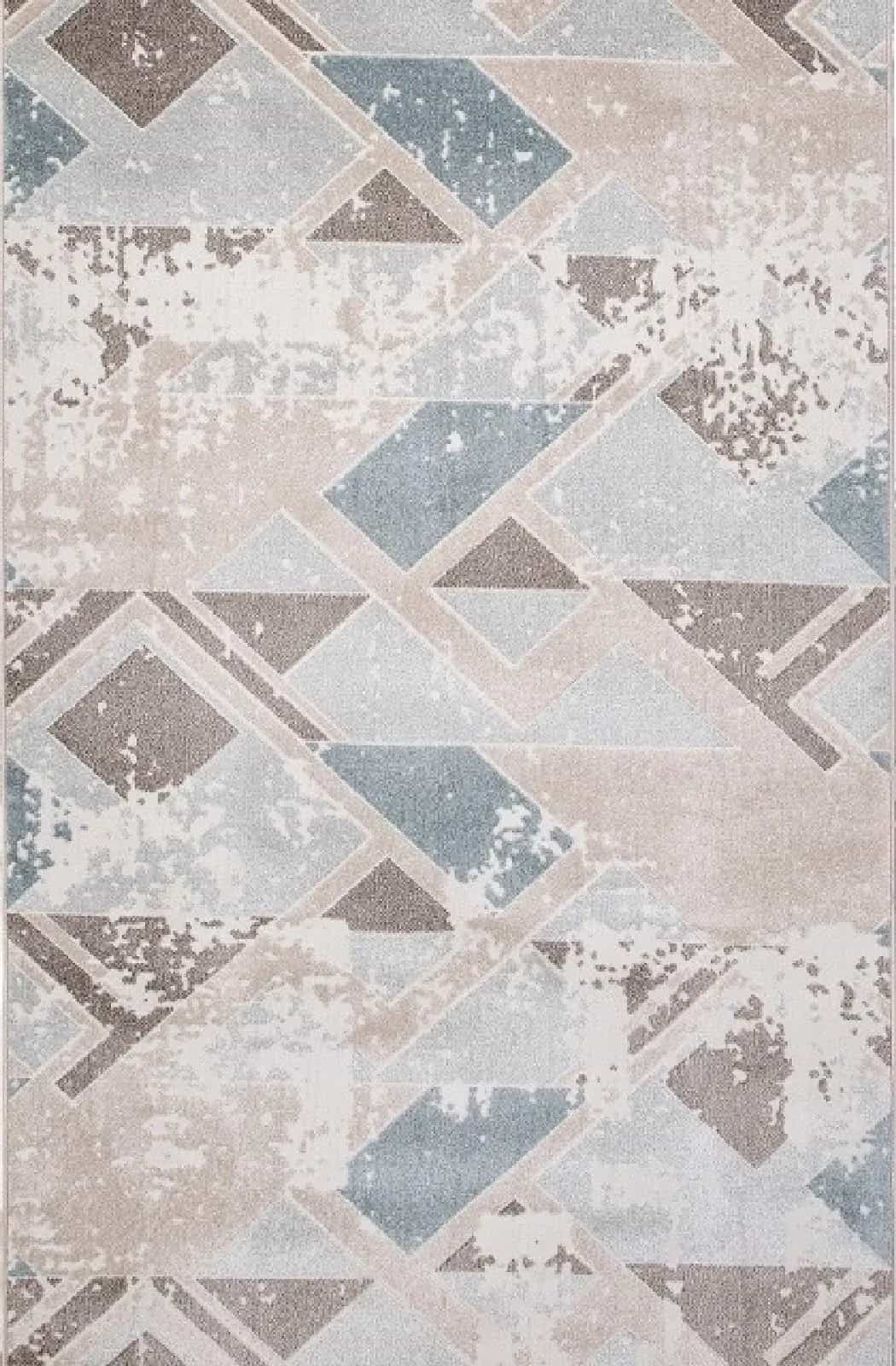 Дорожка MERINOS NATUREL D979 BEIGE-BLUE 25м