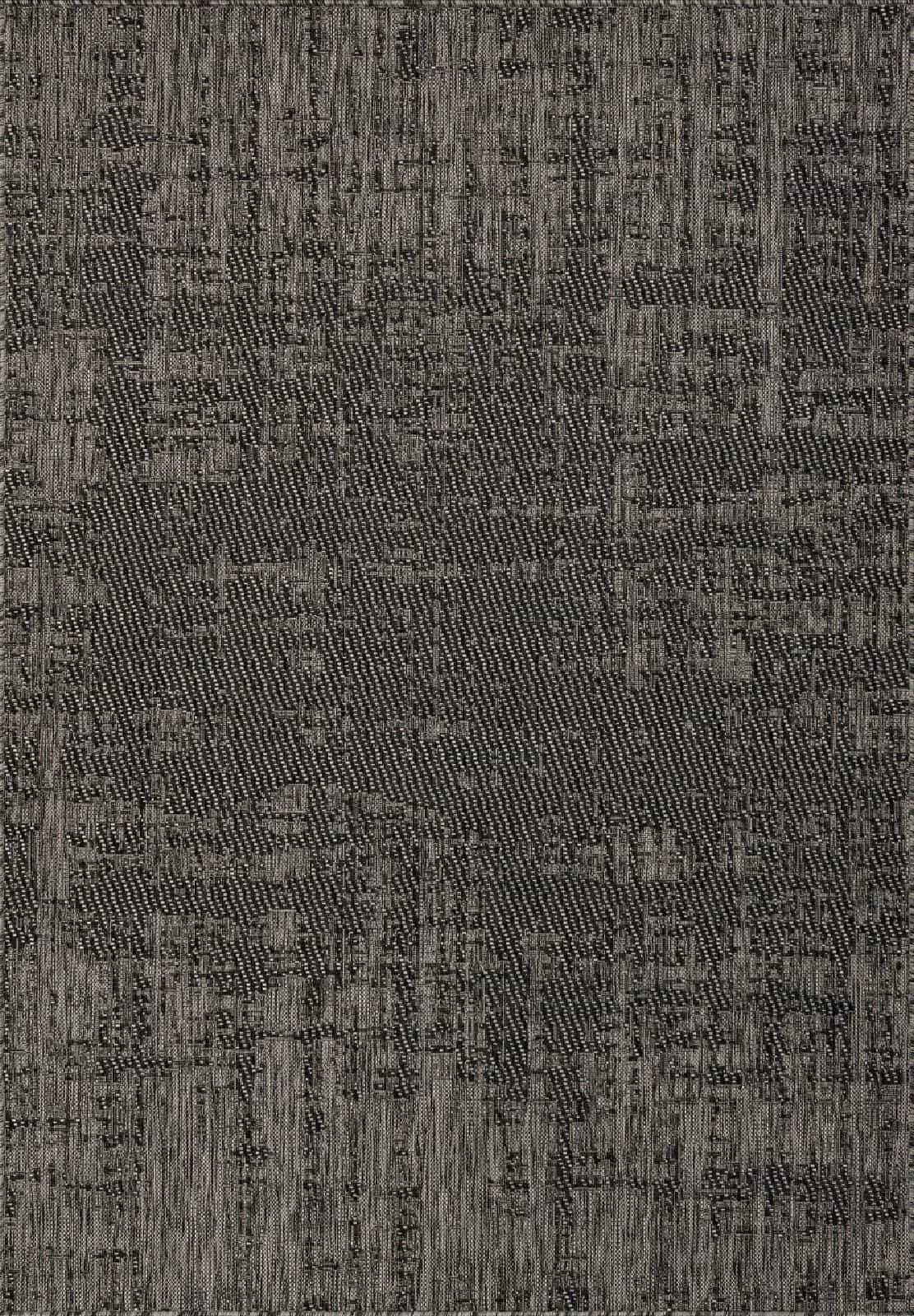 Ковер Ковер Современный MERINOS KAIR S131 BLACK-GRAY 1x2м