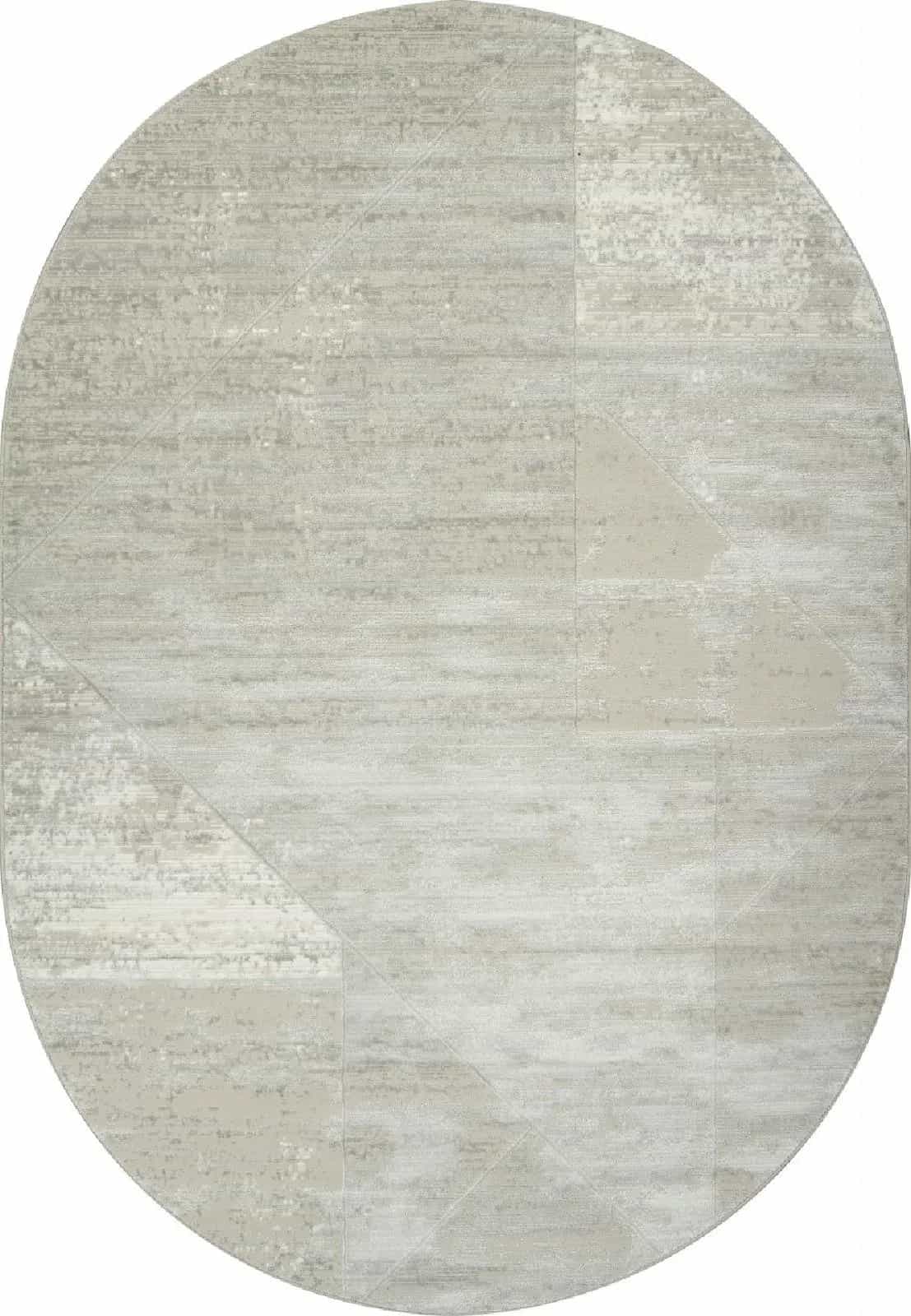 Ковер Ковер Современный MERINOS SIRIUS F196 CREAM-NATURAL Овал 1.5x2.3м