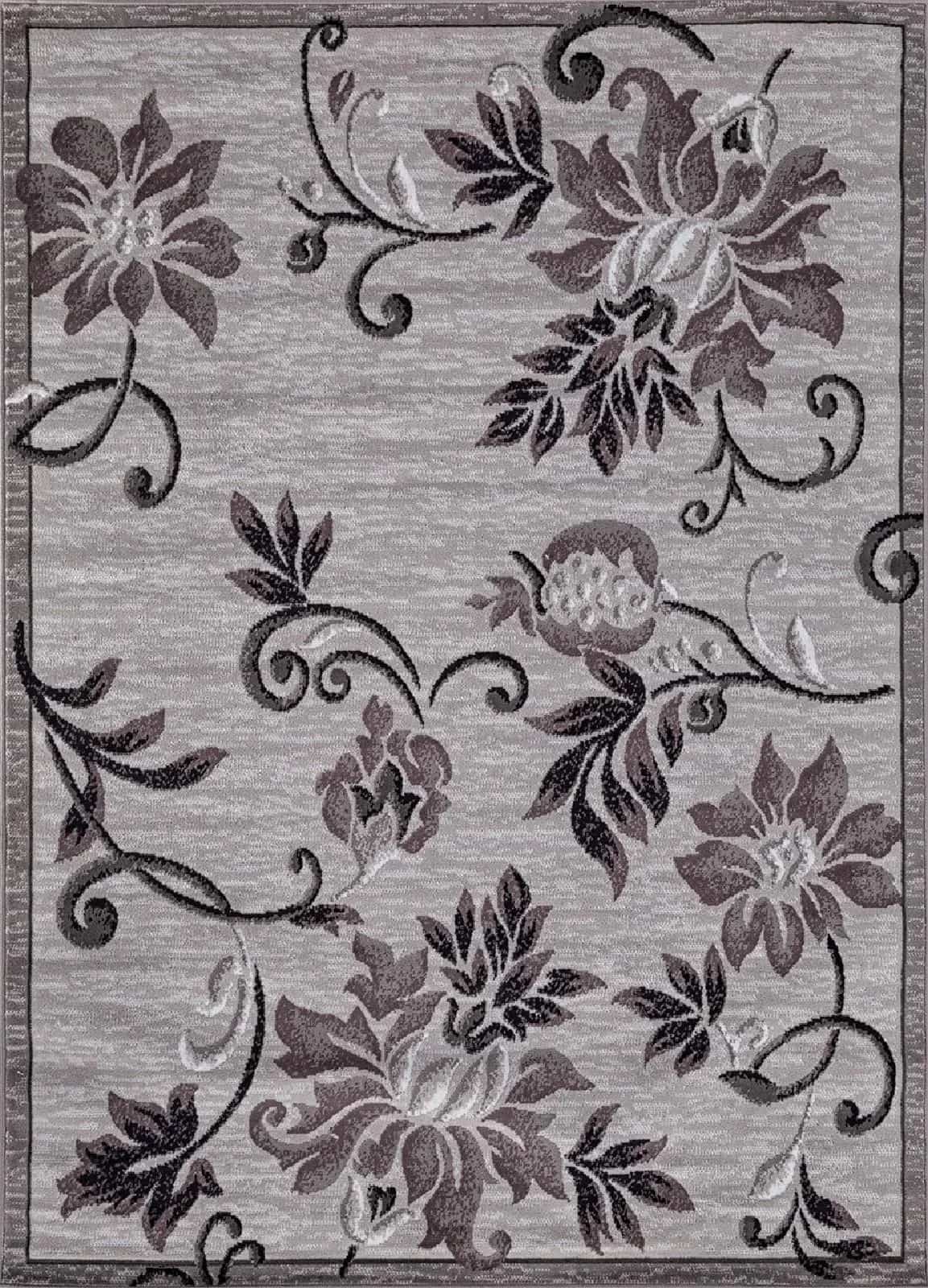 Ковер Merinos Silver d353 gray 3x4м