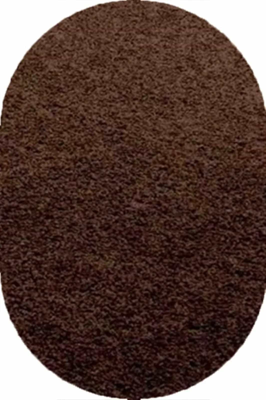 Ковер Merinos Shaggy Ultra s600 BROWN Овал Овал 2.5x3.5м