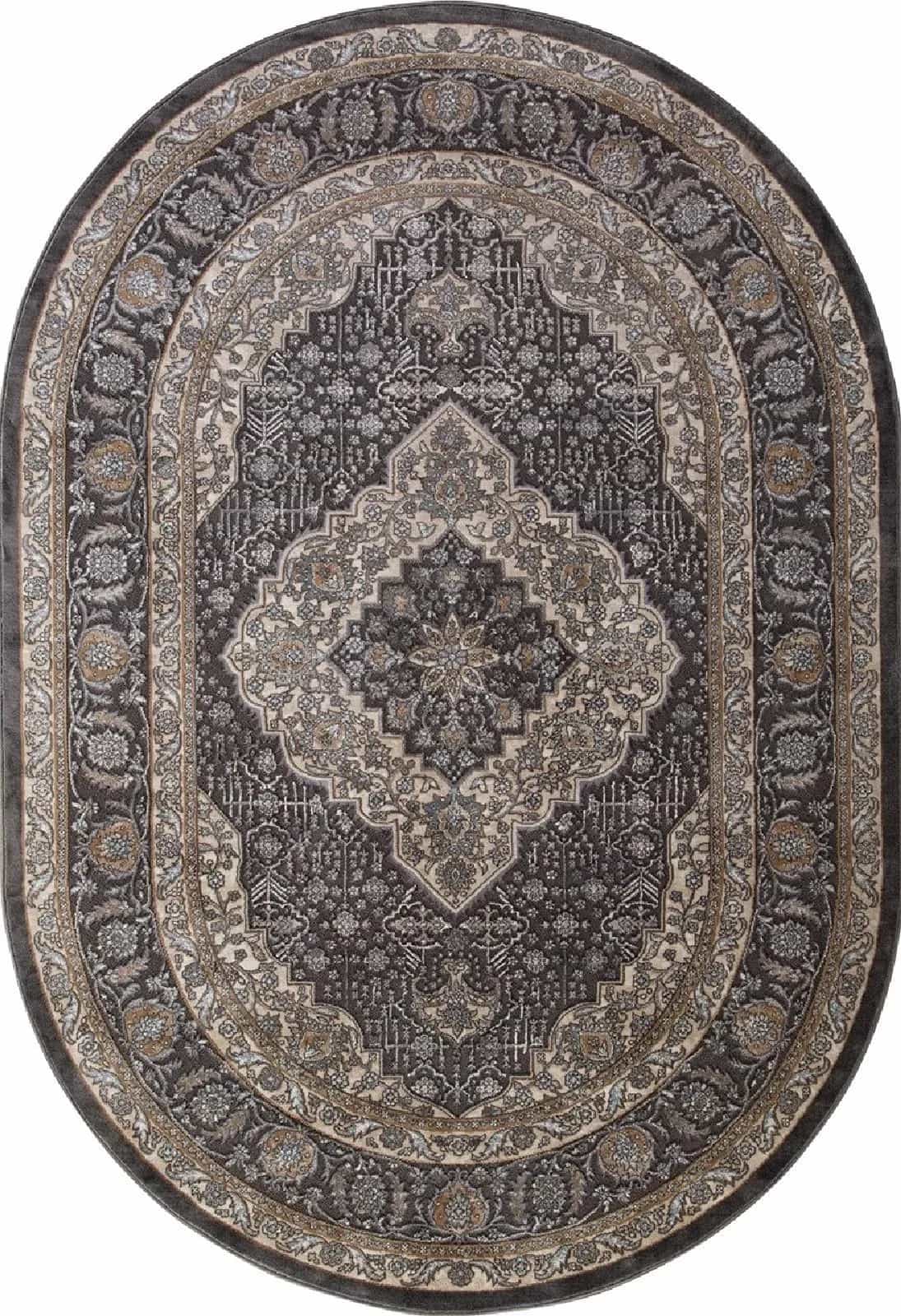 Ковер MERINOS SERENITY D736 BEIGE Овал Овал 0.8x1.4м
